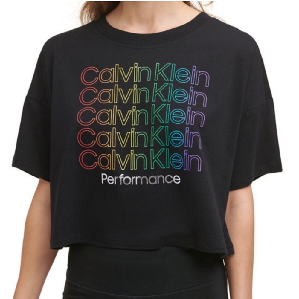 Calvin Klein Performance Pride Crop Top